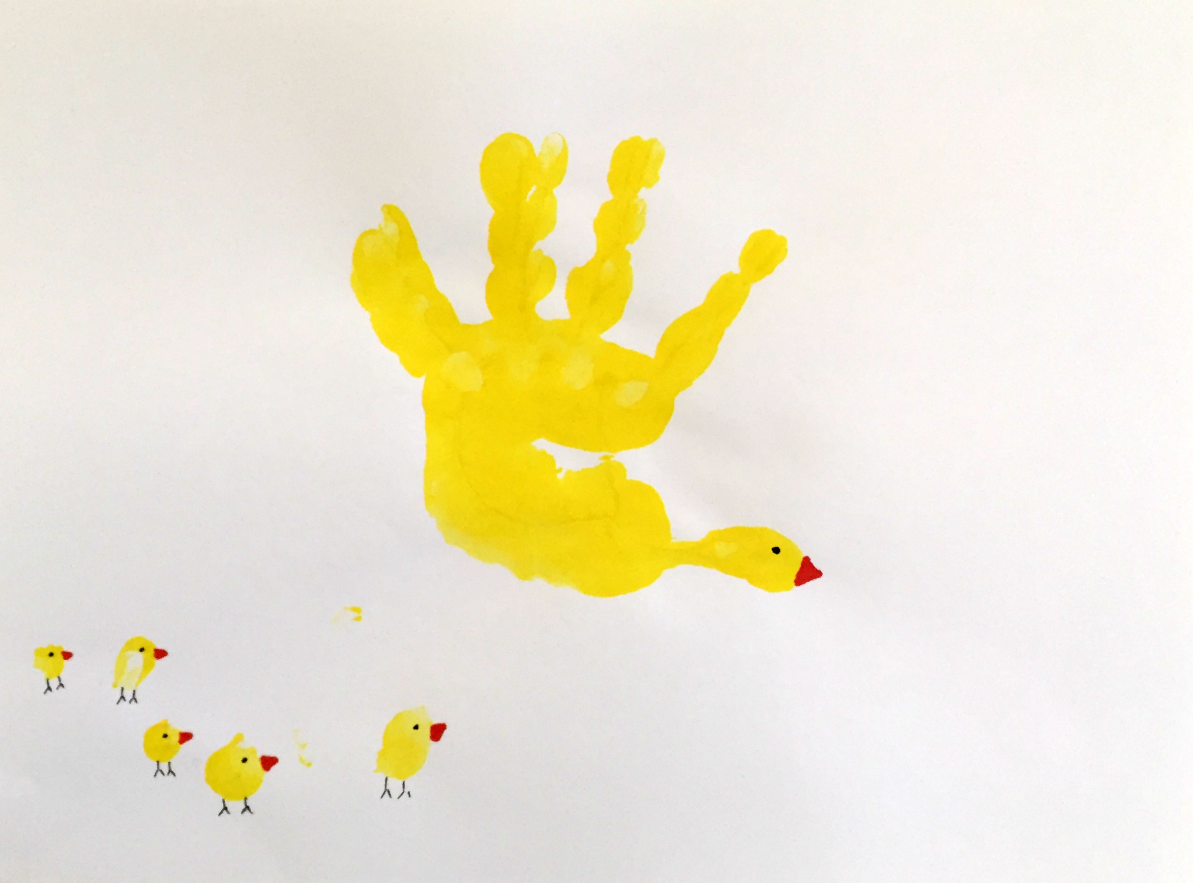 Preschool Handprint Calendars