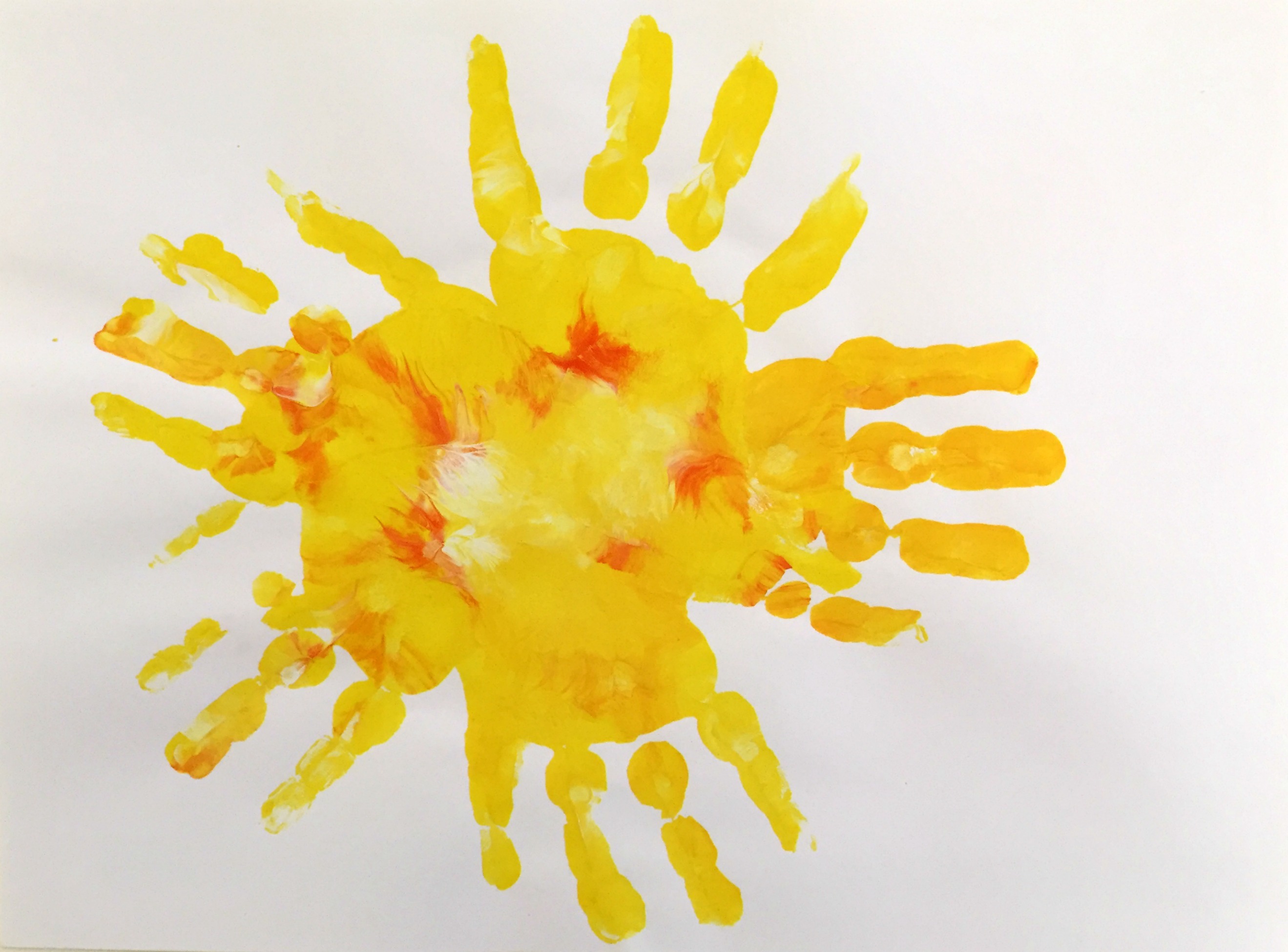 Preschool Handprint Calendars