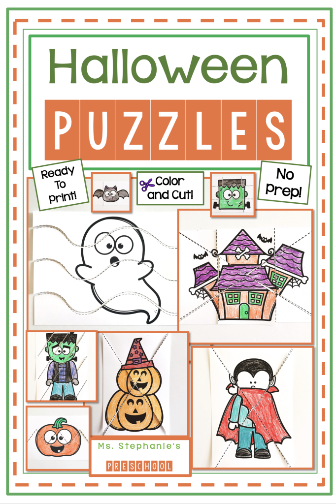 Halloween Puzzles Ms. Stephanie's Preschool