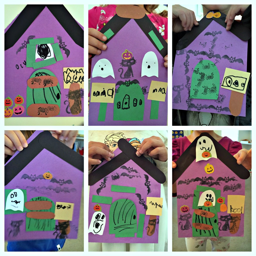 Halloween Activities in the Preschool Classroom - Haunted Houses