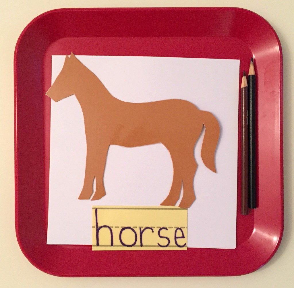 Working with the Letter H in the Preschool Classroom - Horse 