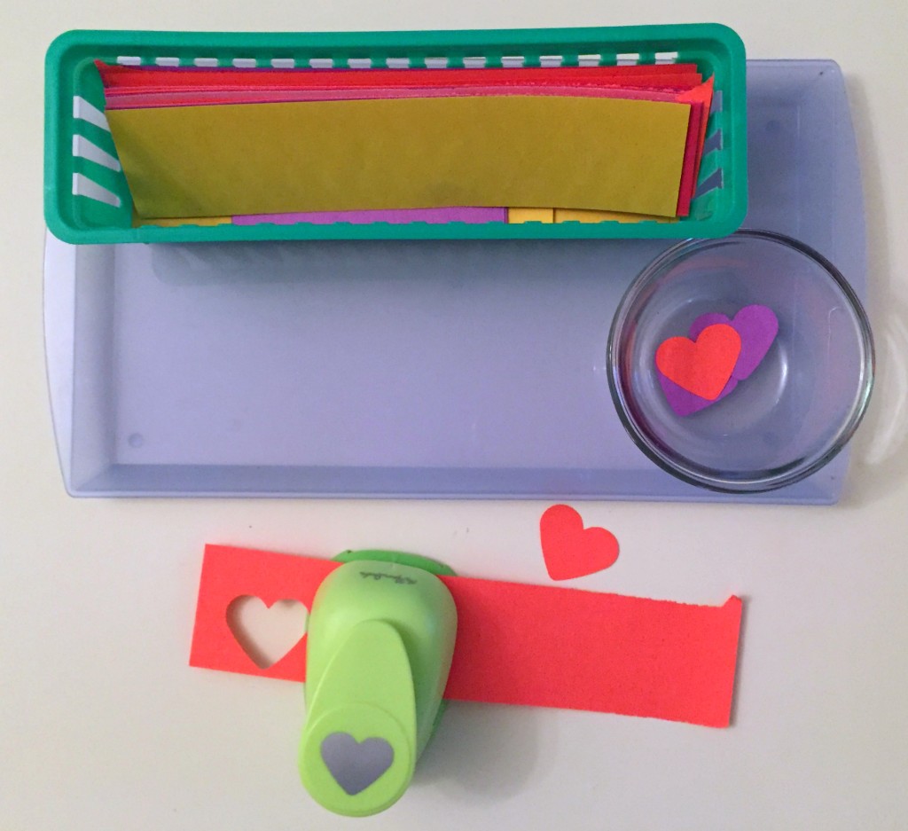 Working with the Letter H in the Preschool Classroom - Heart Punching