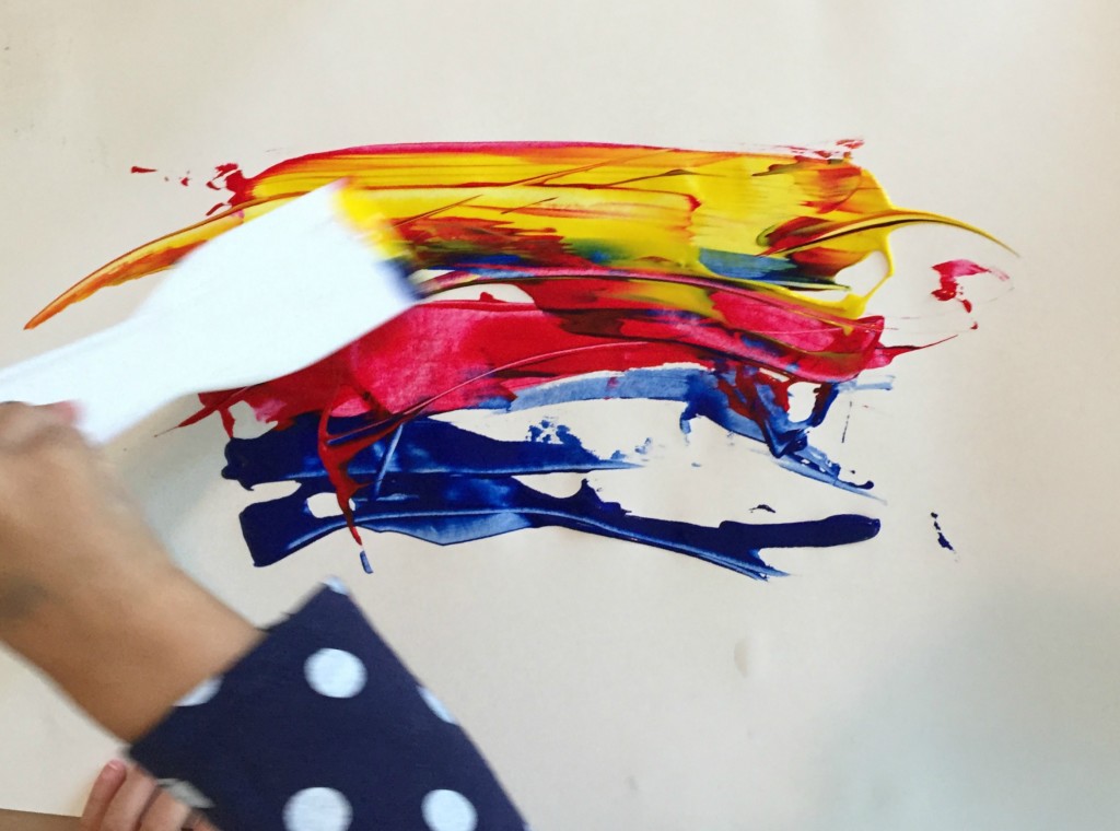 Scrap Painting - Art in the Preschool Classroom 