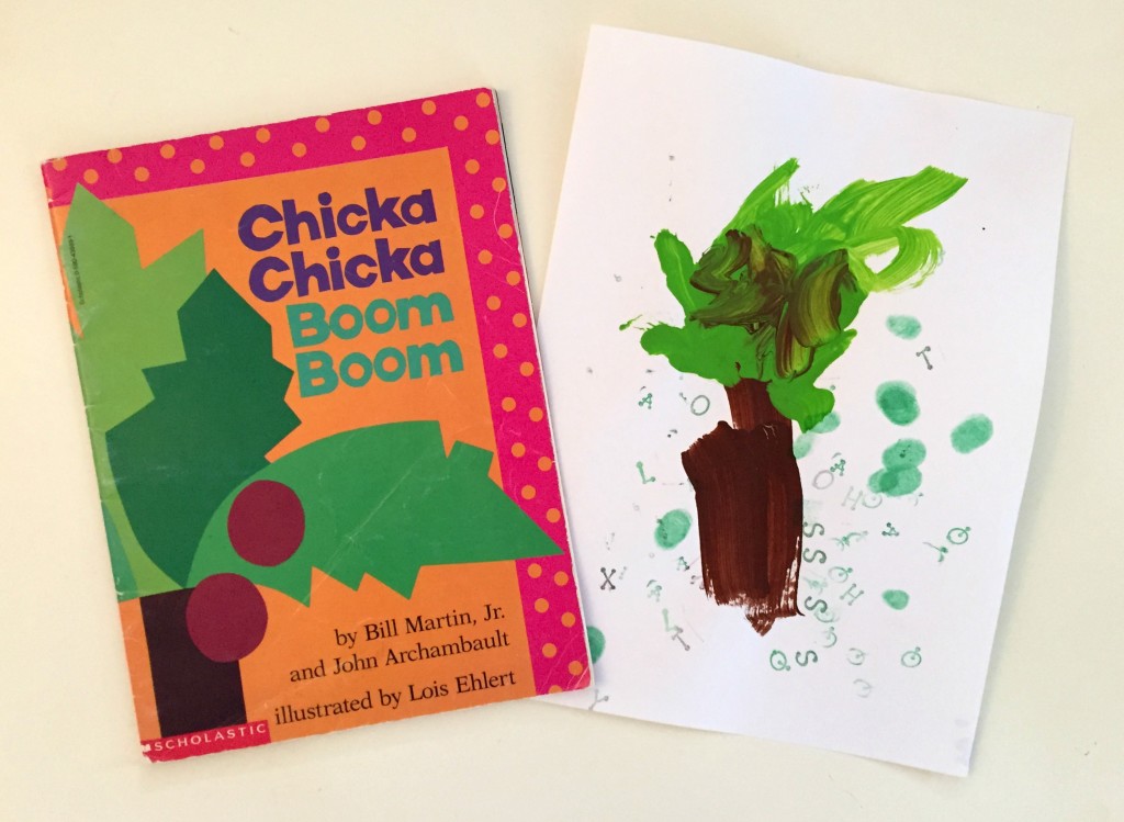 Books and Art in the Preschool Classroom - Chicka Chicka Boom Boom