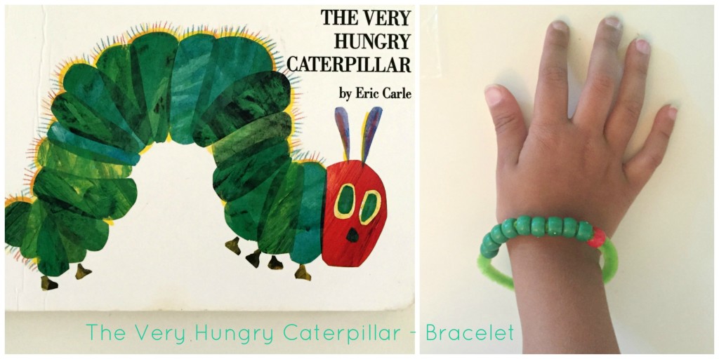 Caterpillar Activities in the Preschool Classroom - The Very Hungry Caterpillar - Bracelet