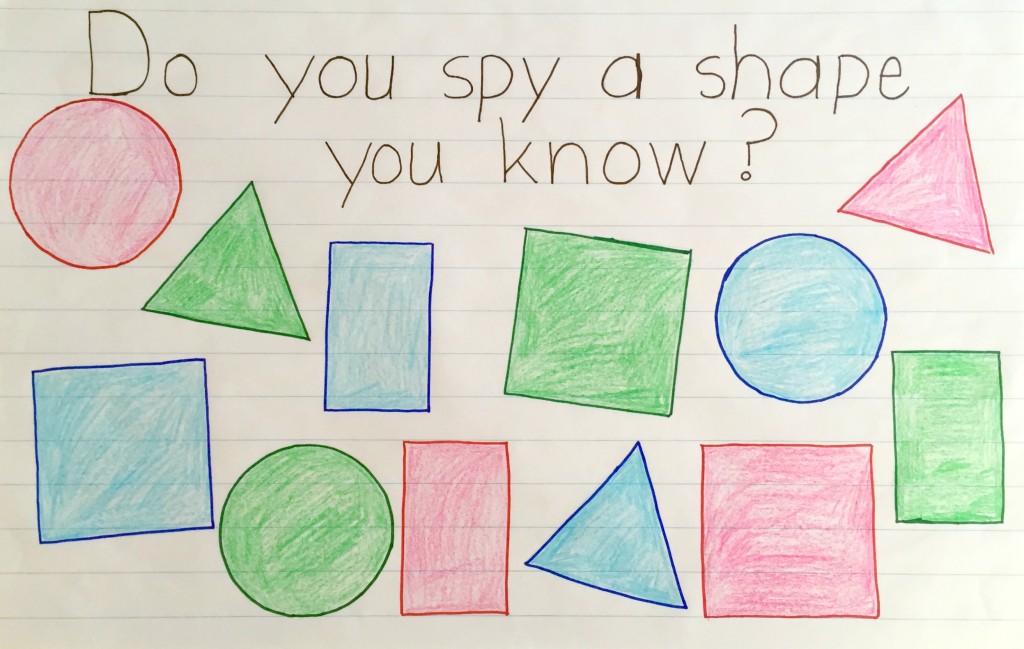 Do you spy a shape you know