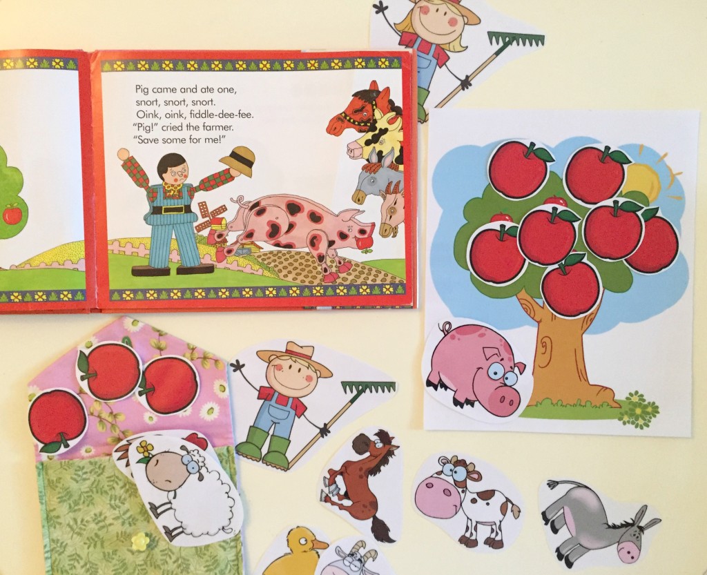 Apple Activities in the Preschool Classroom - Ten Red Apples