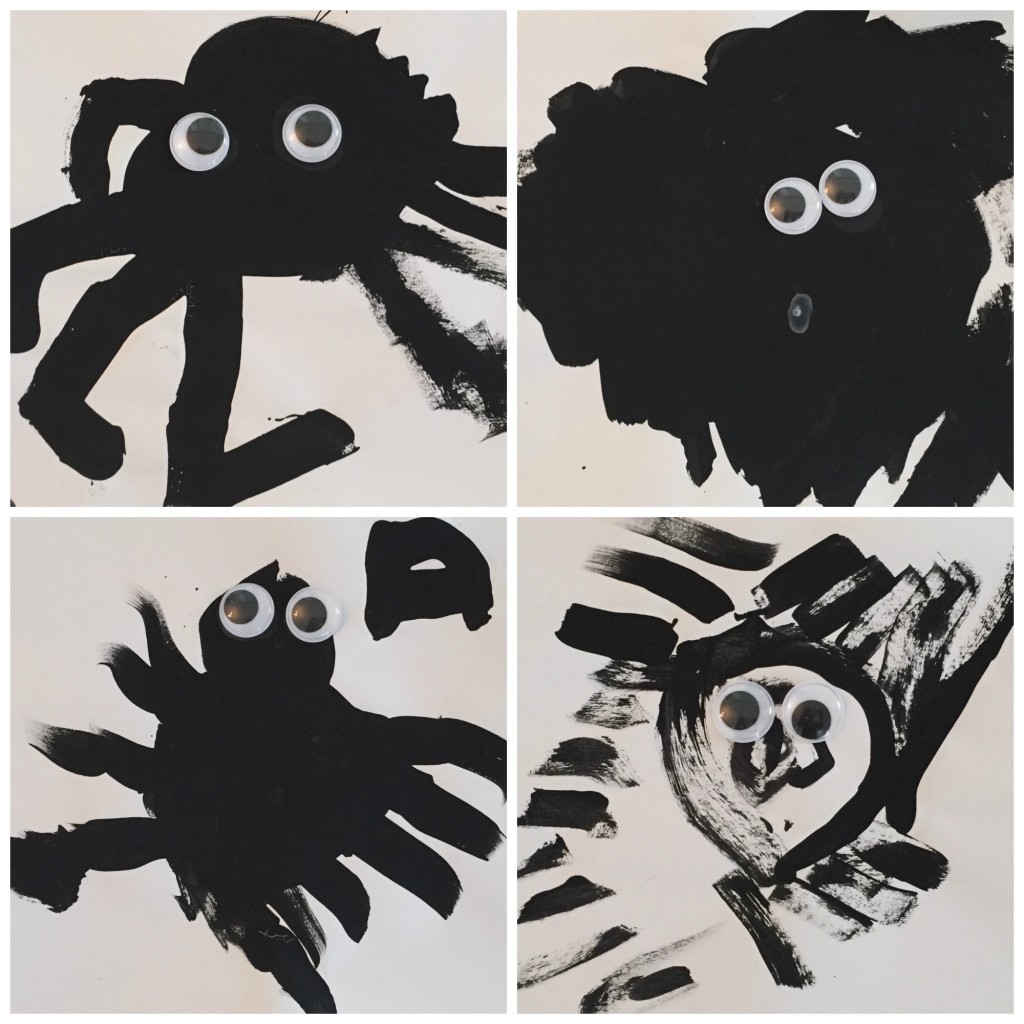 Spider Painting - Ms. Stephanie's Preschool 
