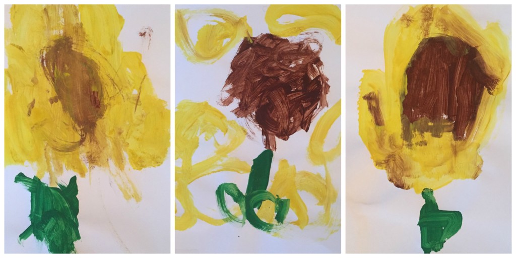 Sunflower Collage 2016 - Ms. Stephanie's Preschool 