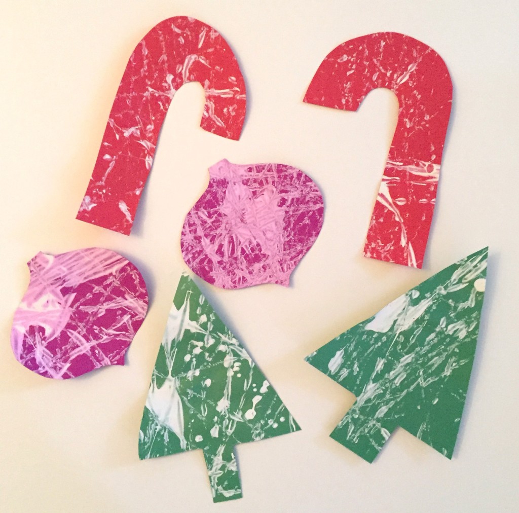 Marble Painting-Christmas Shapes 