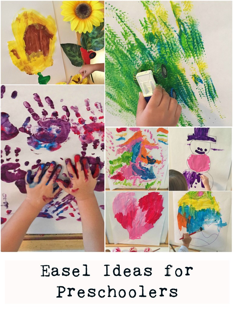 Easel Ideas for Preschoolers and Preschools
