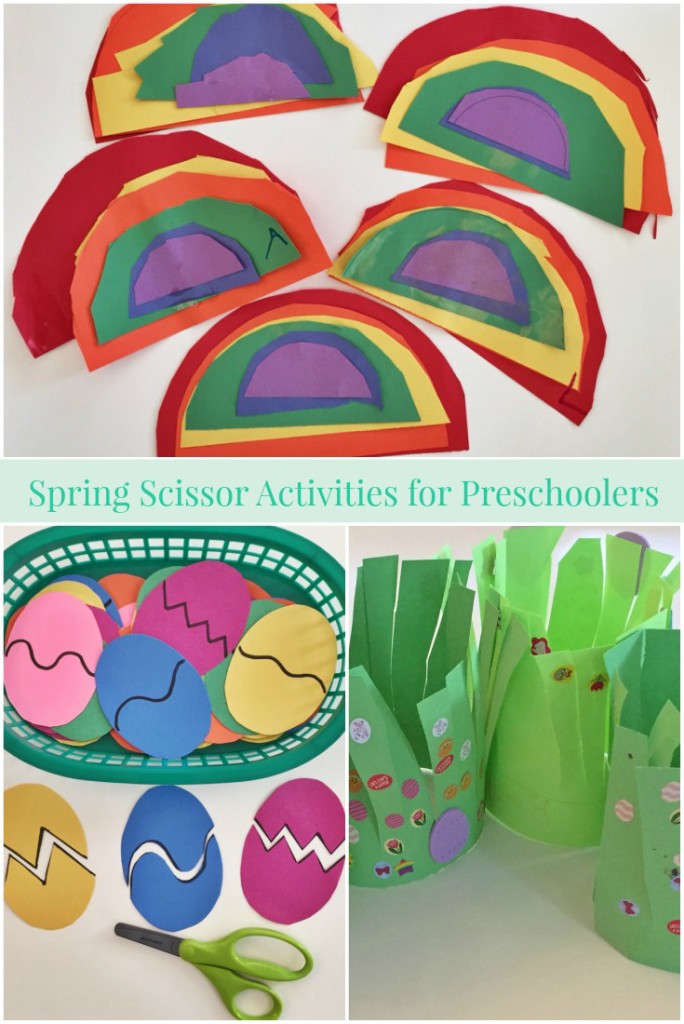 Spring Scissor Activities For Preschoolers 2 - Ms. Stephanie's Preschool