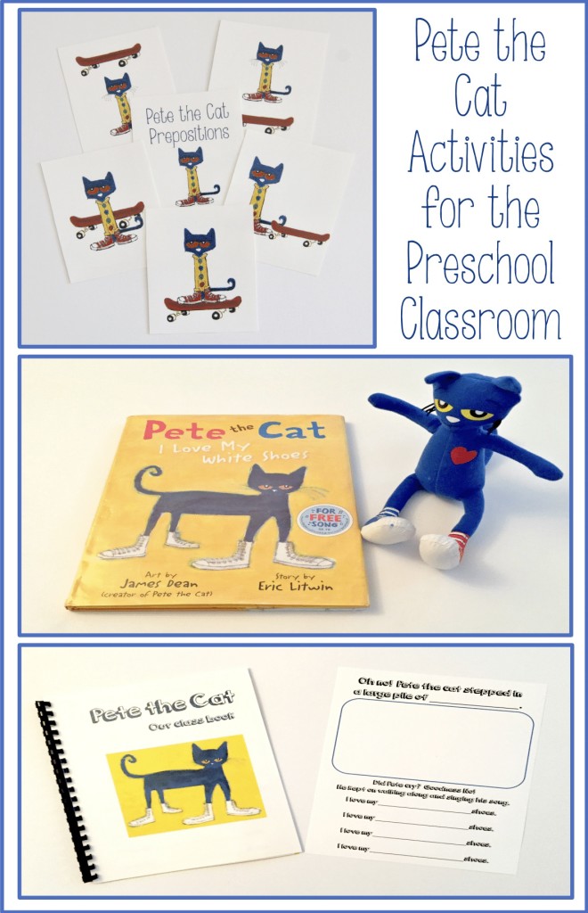 Pete the Cat Activities for the Preschool Classroom 