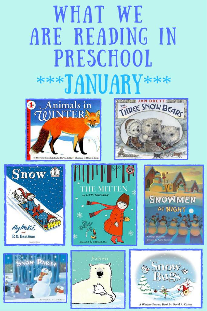 What We Are Reading In Preschool - January 