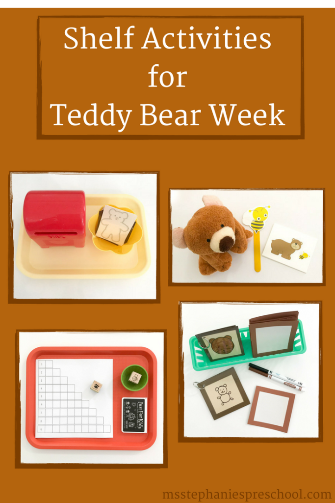 Shelf Activities for Teddy Bear Week