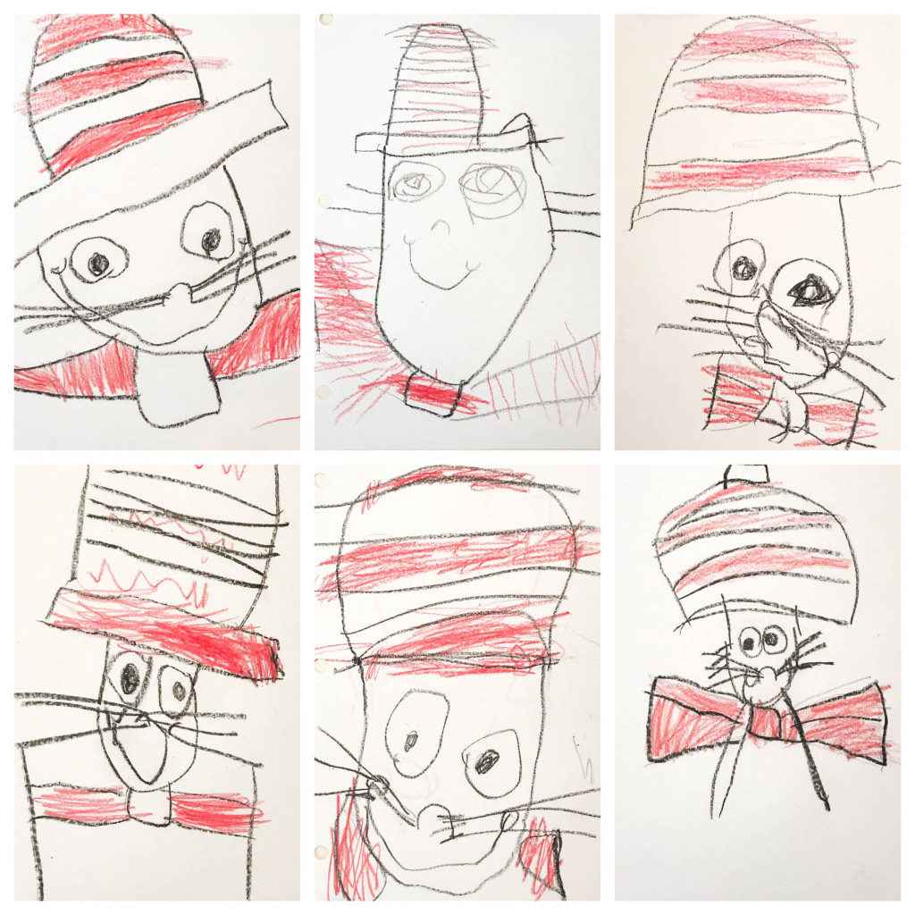 Dr. Seuss Week - Cat In The Hat Drawings 
