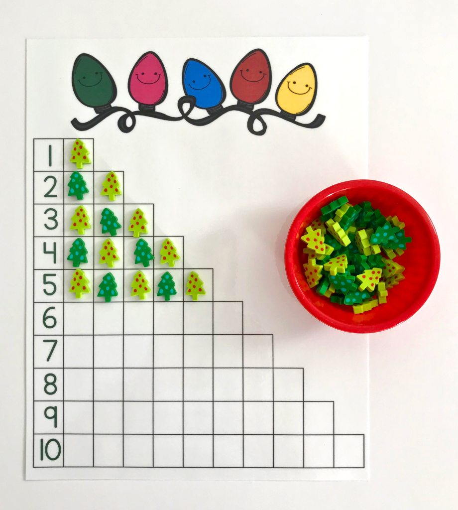 Christmas Activities for the Preschool Classroom - Christmas Counting