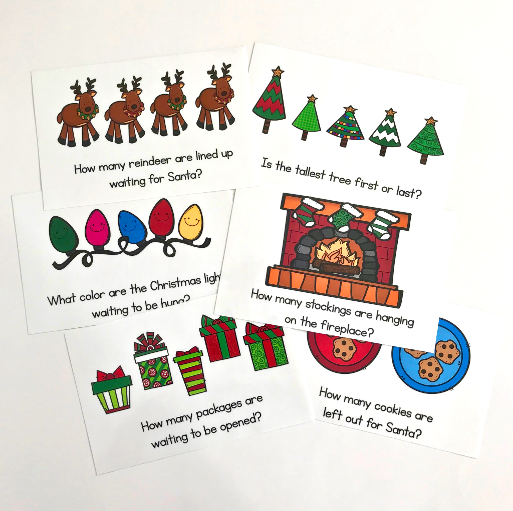 Christmas Activities for the Preschool Classroom - Christmas Questions