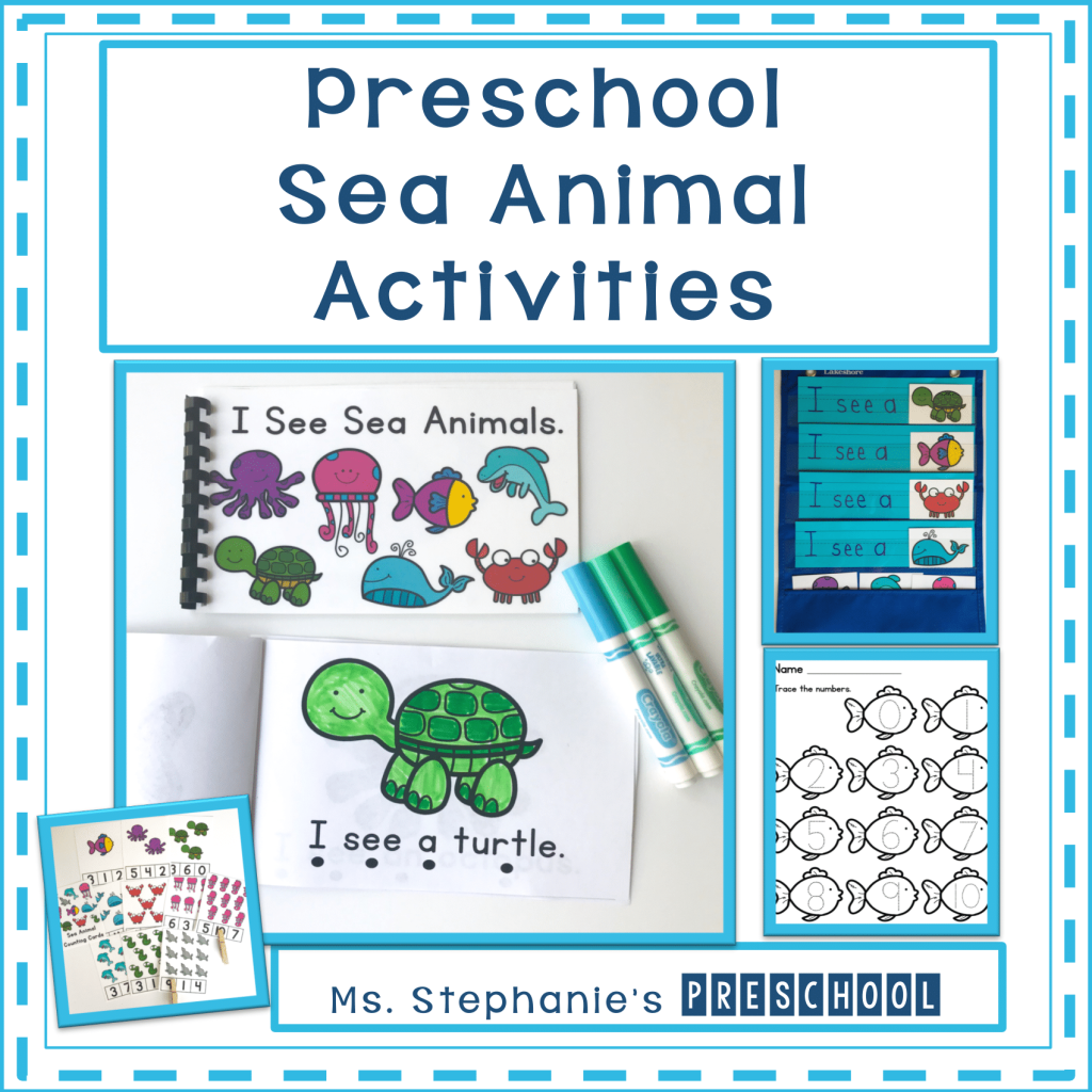 Preschool Sea Animal Activities 