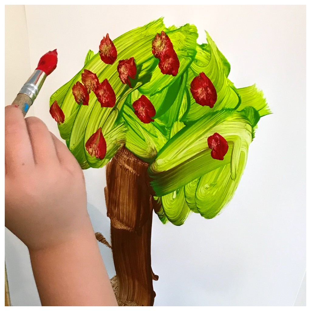 Apple Theme - Apple Activities for the Preschool Classroom Apple Tree Painting 