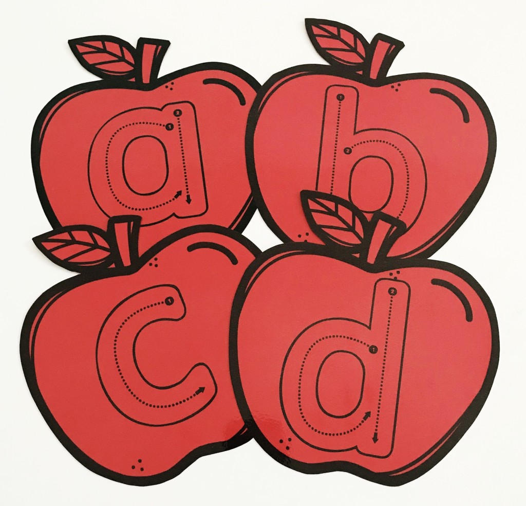 Apple letter tracing 