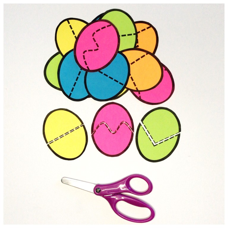 Easter Preschool Scissor Activities - Ms. Stephanie's Preschool