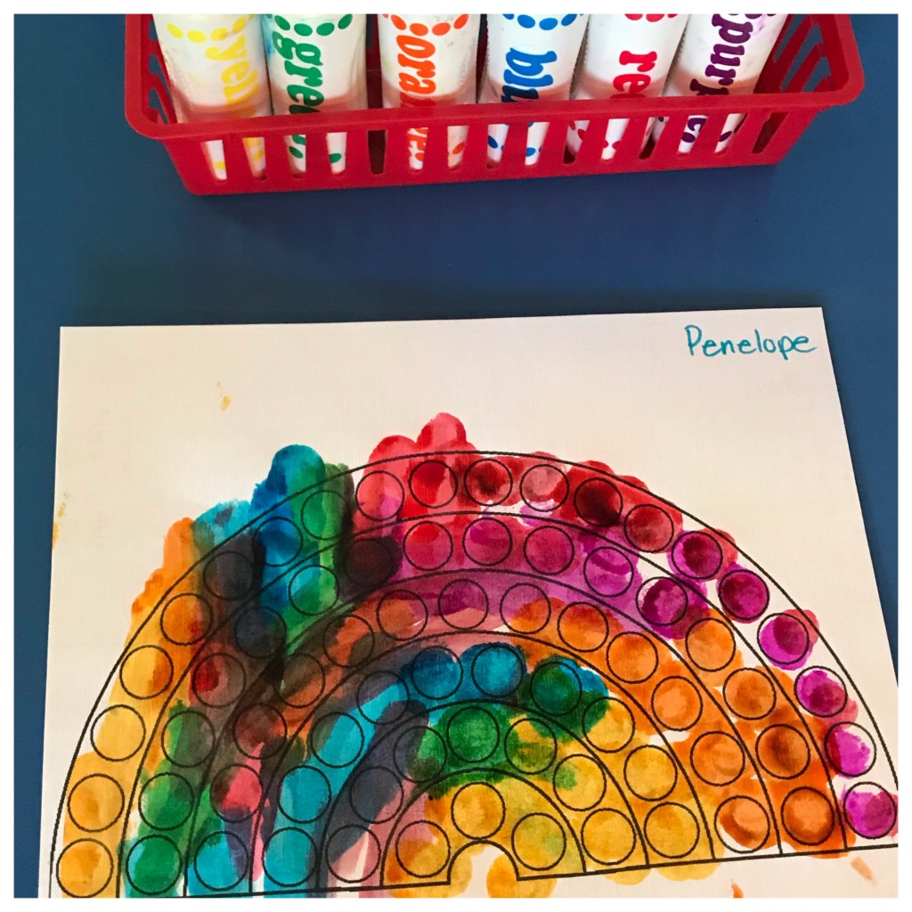 Rainbow Activities for the Preschool Classroom - Art