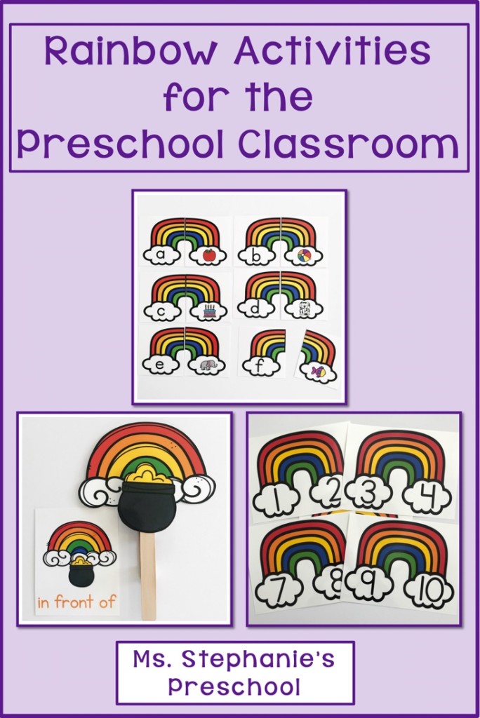 Rainbow Activities for the Preschool Classroom 