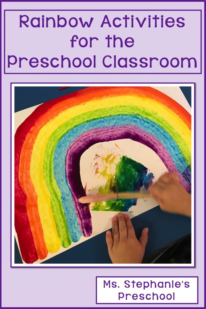 Rainbow Activities for the Preschool Classroom 