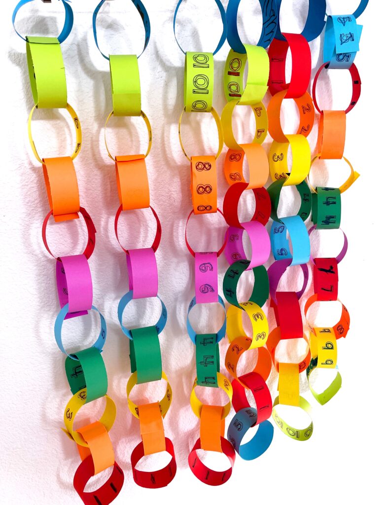 Rainbow Number Chain