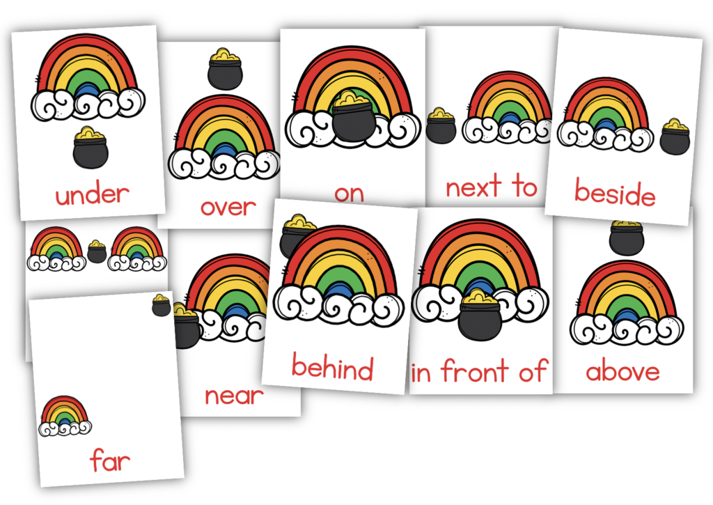 Rainbow Preposition Activity
