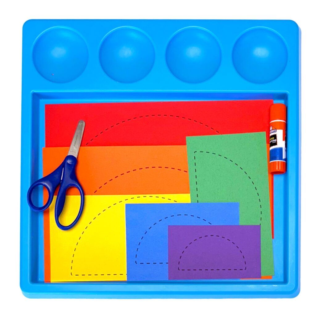 Rainbow Scissor Activity Prep
