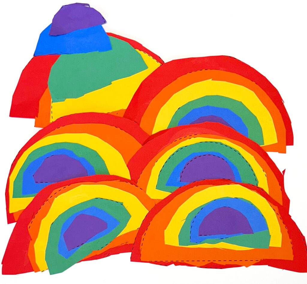 Rainbow Cutting Craft
