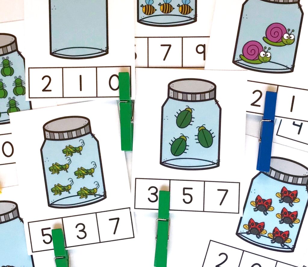 Insect Counting Cards