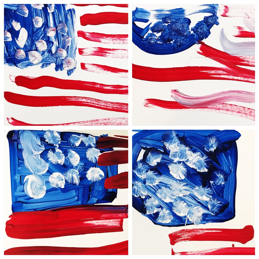 4th of July Projects for the Preschool Classroom - Flags 