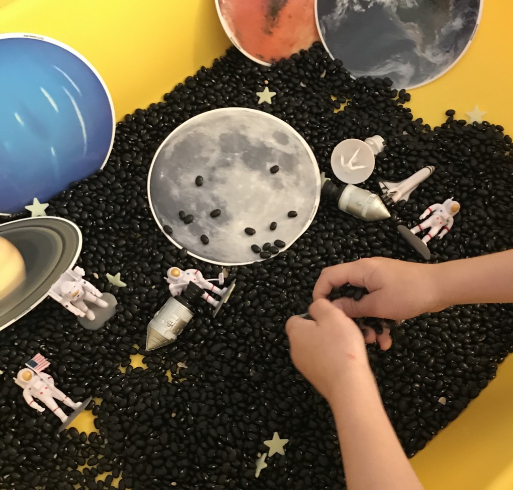 Space Activities for the Preschool Classroom Sensory Table 