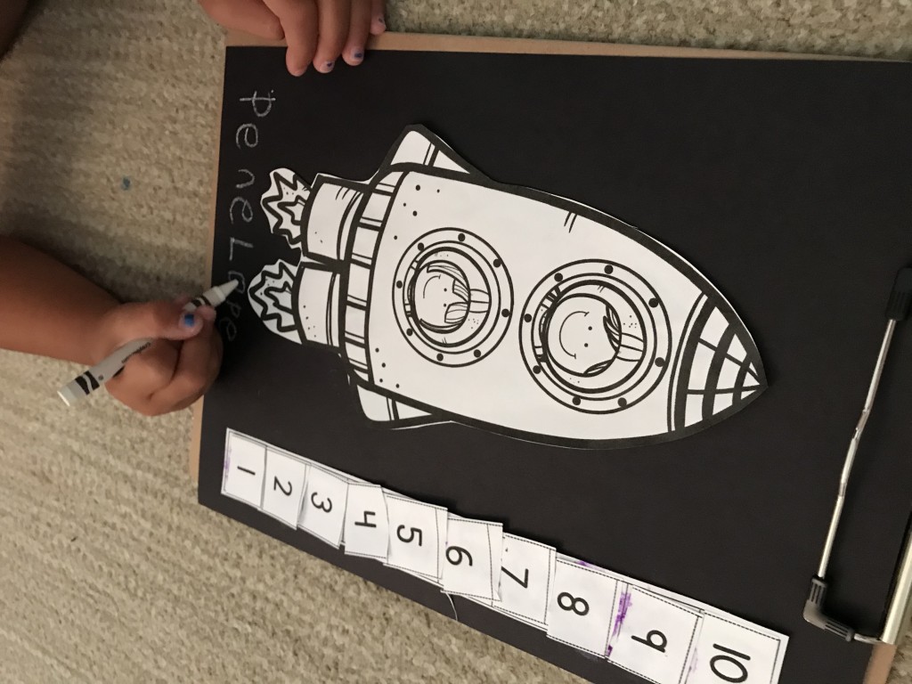 Space Activities for the Preschool Classroom Blast Off Printable 