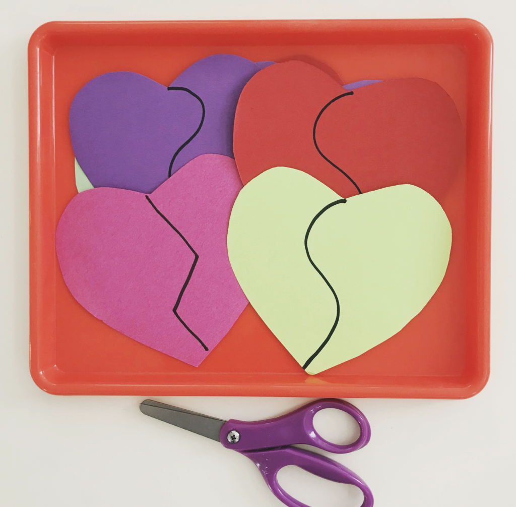 Valentine's Day Themed Scissor Activities