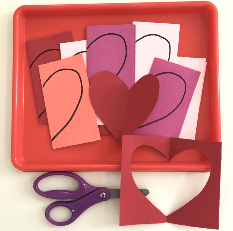 Valentine's Day Preschool Scissor Activities - Ms. Stephanie's Preschool