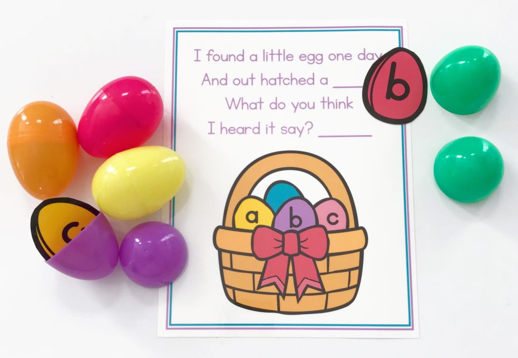 April Preschool Fun - poem