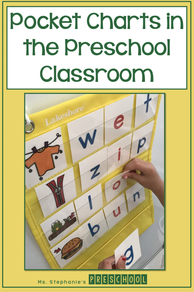 Pocket Chart Ideas for the Preschool Classroom 