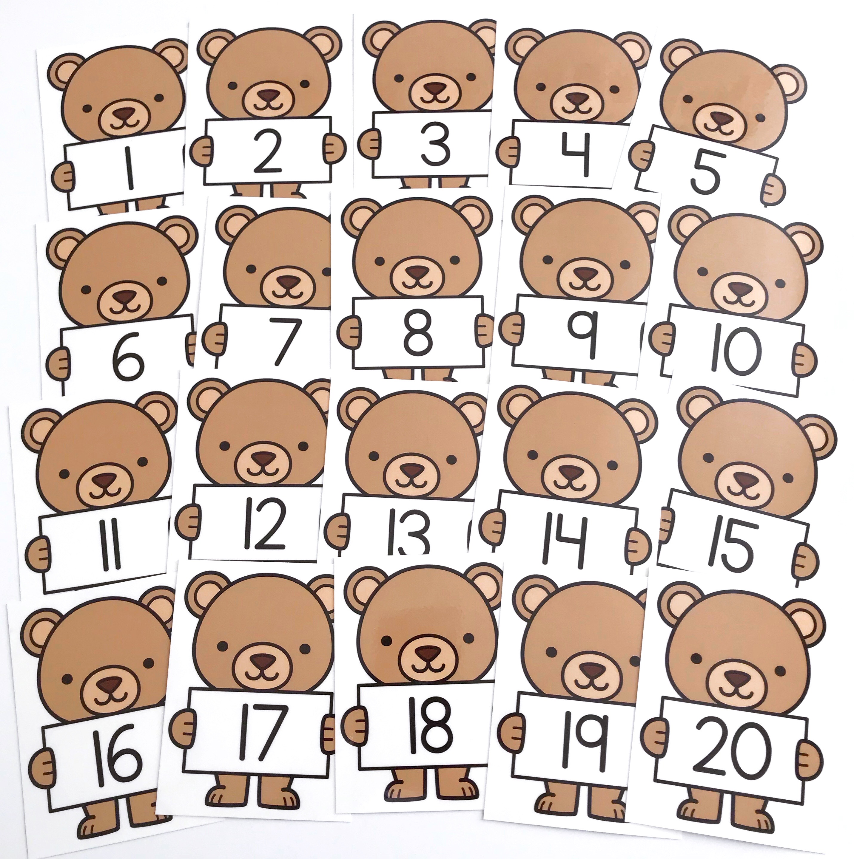 Teddy Bear-Themed Preschool Activities numbers 