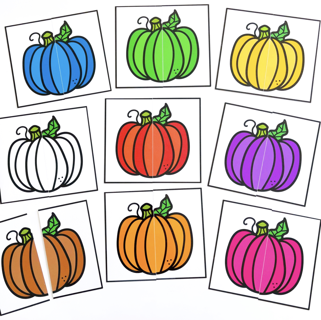 Color matching pumpkins 