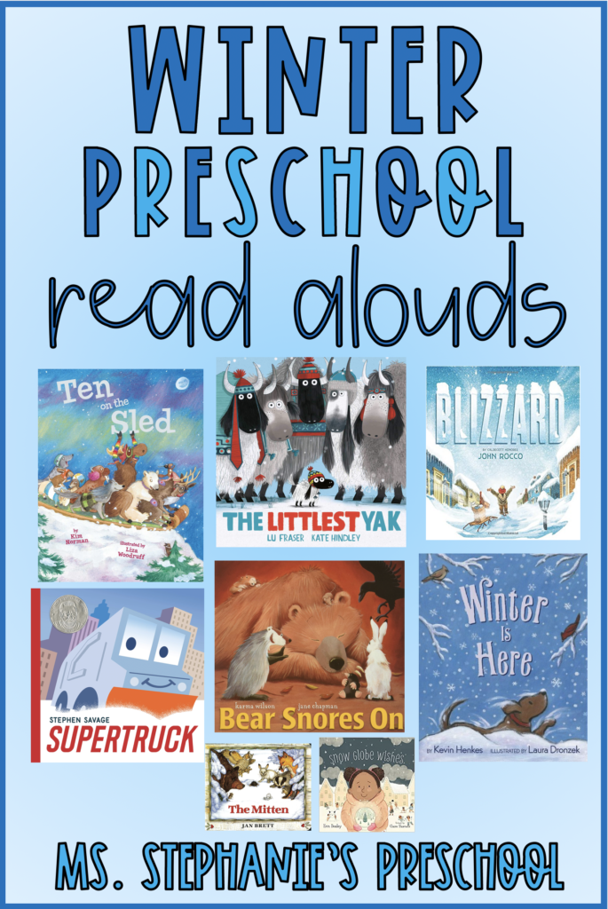 Winter Preschool Read Alouds 