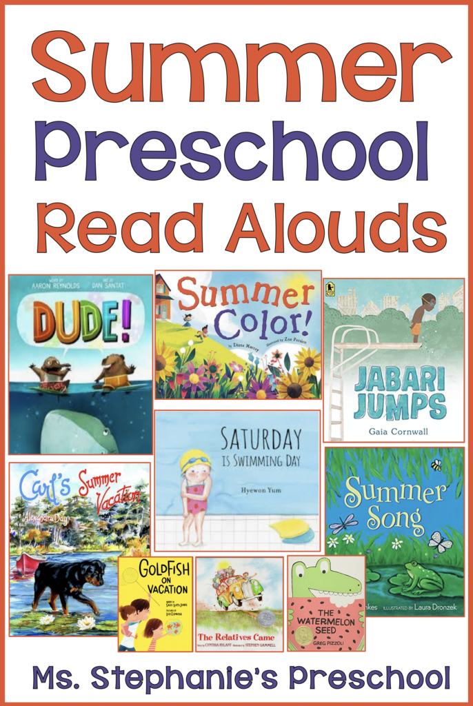 Summer Preschool Read Alouds 
