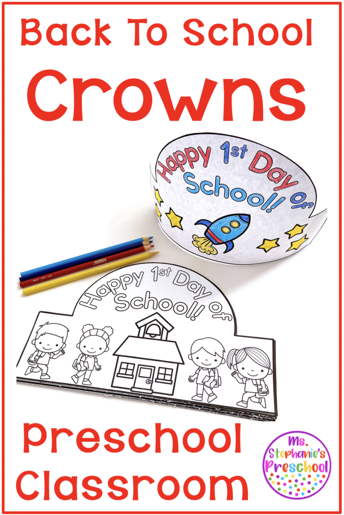 Back to School First Day of School Crowns
