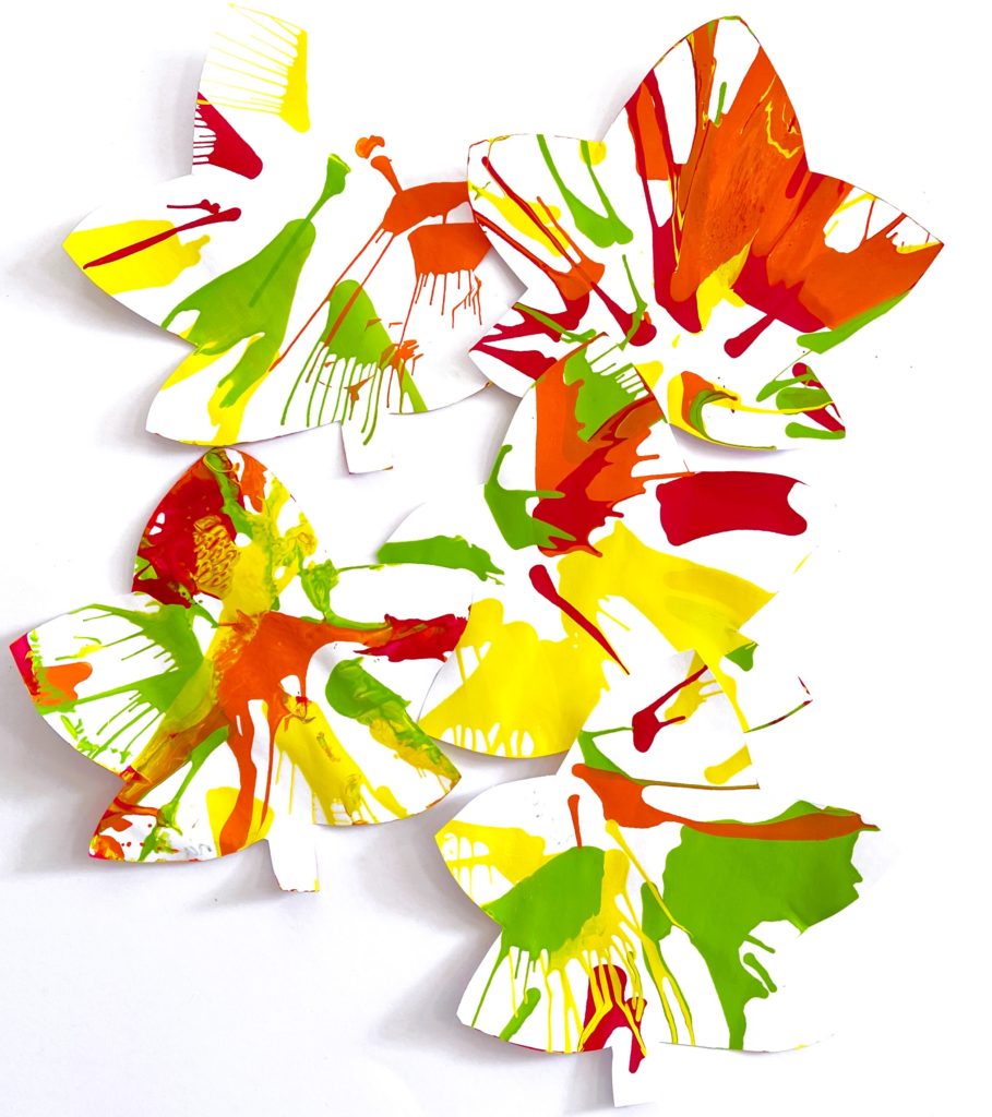 Fall Leaves - Salad Spinner Art 