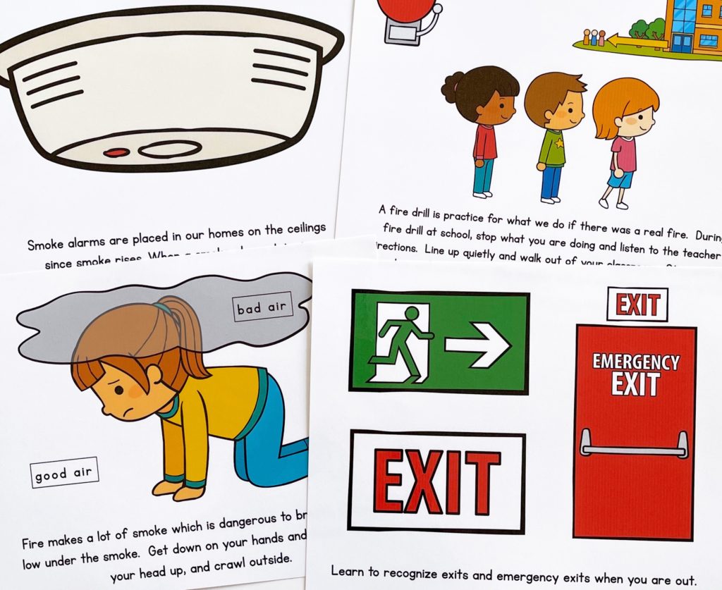Fire Safety Week Preschool Circle Time Posters
