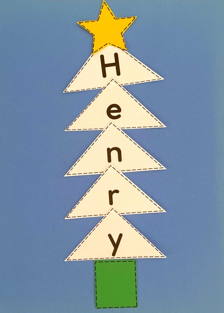 Christmas Tree Name Activity - Ms. Stephanie's Preschool