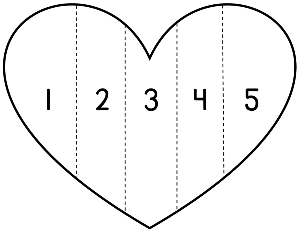 Valentine's Day Number Order Puzzles